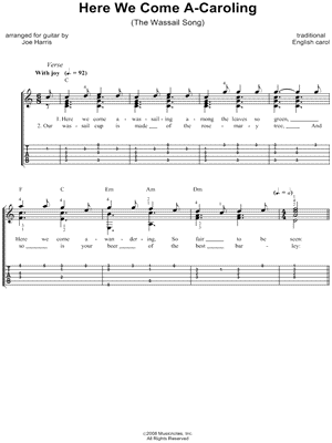 Here We Come A-Caroling