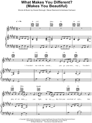 What Makes You Different? (Makes You Beautiful)