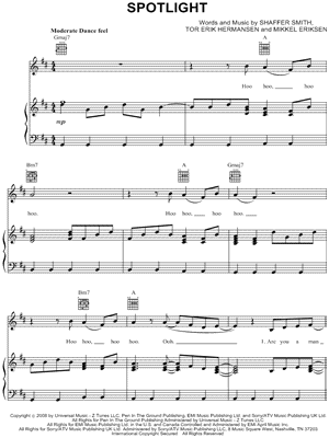 Spotlight by Jennifer Hudson - Sheet Music