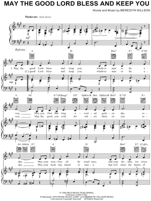 May the Good Lord Bless and Keep You