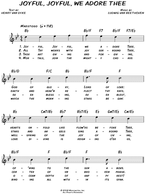 Joyful, Joyful, We Adore Thee