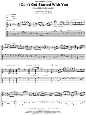 I Can't Get Started With You