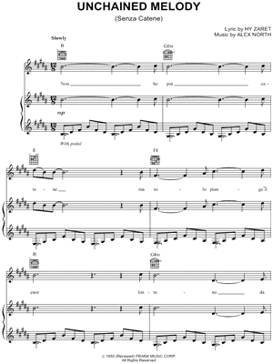 Unchained Melody by Il Divo - Sheet Music