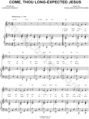 Come, Thou Long-Expected Jesus