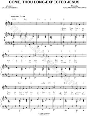 Come, Thou Long-Expected Jesus