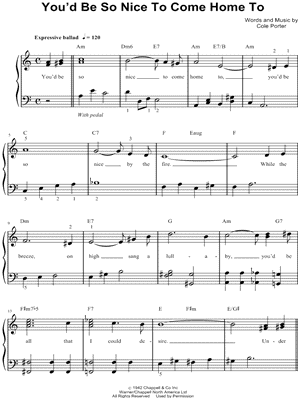 You'd Be So Nice To Come Home To