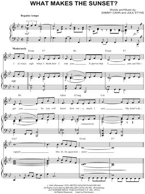 What Makes the Sunset?