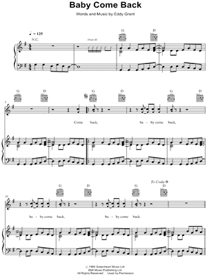 Baby Come Back