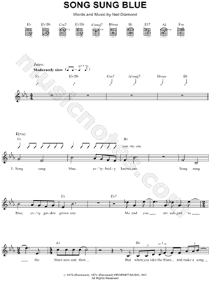 Song Sung Blue