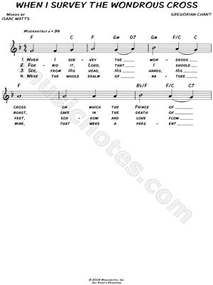 When I Survey the Wondrous Cross