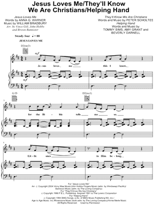 Jesus Loves Me / They'll Know We Are Christians / Helping Hand