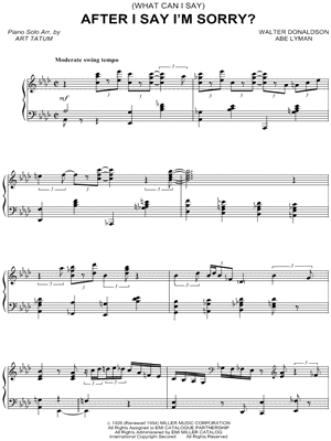 (What Can I Say) After I Say I'm Sorry?