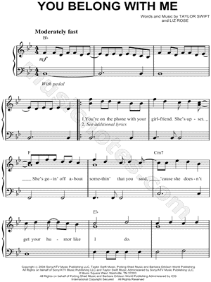 You Belong With Me