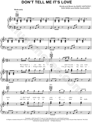 Don't Tell Me It's Love