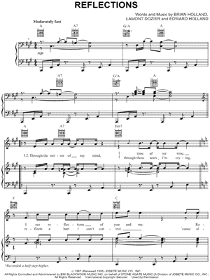 Reflections by Michael McDonald - Sheet Music