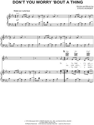 Don't You Worry 'bout a Thing