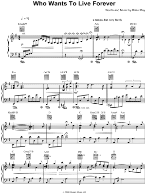 Who Wants To Live Forever