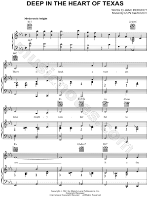 Deep In the Heart of Texas