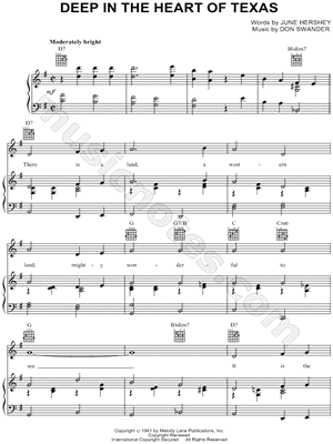 Deep In the Heart of Texas