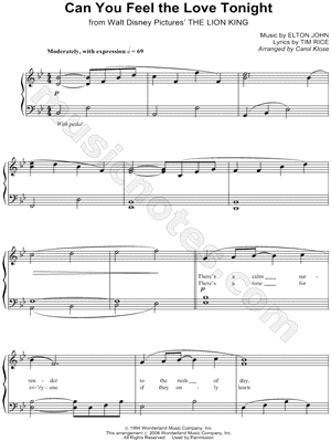 Can You Feel the Love Tonight