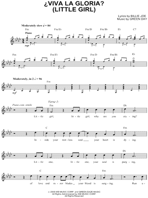 ¿Viva La Gloria? (Little Girl)