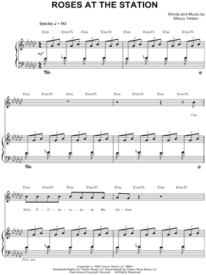 Roses at the Station from Grand Hotel - Sheet Music