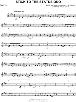 Stick To the Status Quo