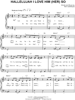 Hallelujah I Love Him (Her) So