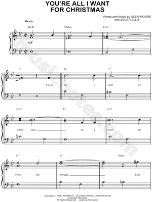 You're All I Want for Christmas