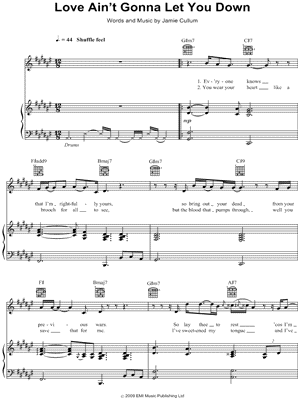 Love Ain't Gonna Let You Down