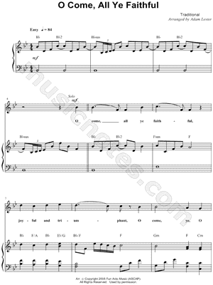 O Come, All Ye Faithful