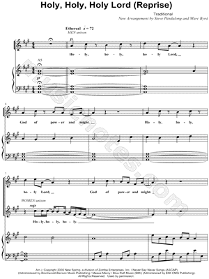Holy, Holy, Holy Lord (Reprise)