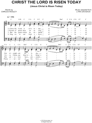 Christ the Lord Is Risen Today