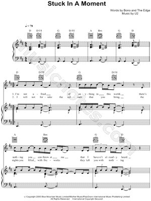 Stuck In a Moment You Can't Get Out Of