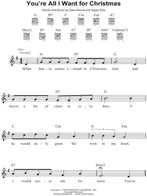 You're All I Want for Christmas