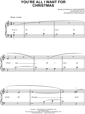 You're All I Want for Christmas