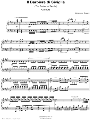 The Barber of Seville Overture