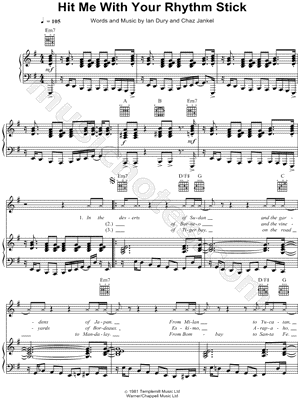 Hit Me With Your Rhythm Stick