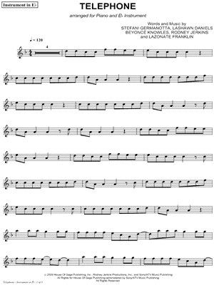 Telephone - Eb Instrument