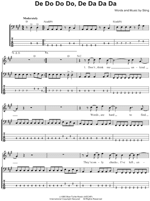 De Do Do Do, De Da Da Da