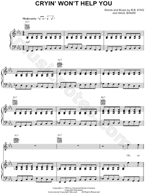 Cryin' Won't Help You