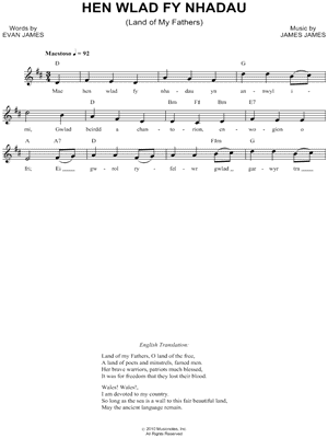 Hen Wlad Fy Nhadau