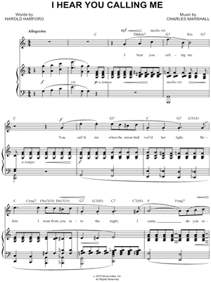 I Hear You Calling Me