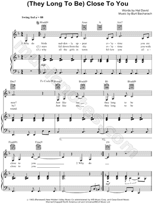 (They Long To Be) Close To You