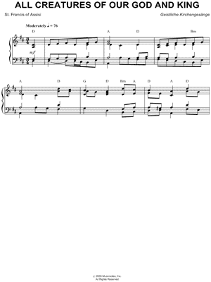 All Creatures of Our God and King