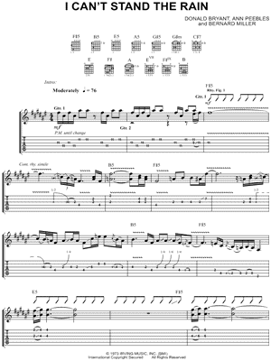 I Can't Stand the Rain