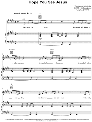 I Hope You See Jesus