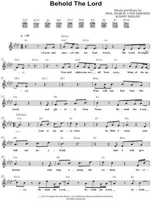 Behold the Lord