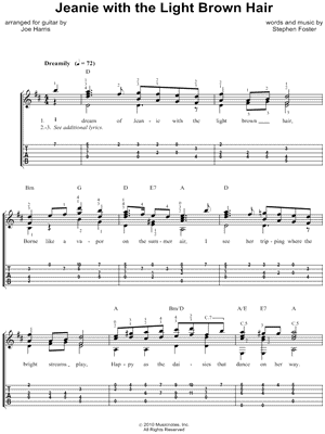 Jeanie With the Light Brown Hair