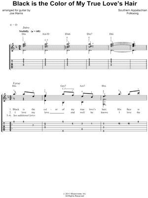 Black Is the Color of My True Love's Hair